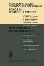 New Results in Boron Chemistry