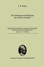 Zur Orthologie und Pathologie der Arteria vertebralis: Vorgelegt in der Sitzung vom 2. Juni 1973 von W. Doerr