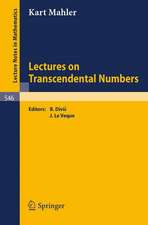 Lectures on Transcendental Numbers