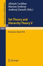 Set Theory and Hierarchy Theory V: Bierutowice, Poland 1976