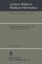 Medical Informatics Europe 78: First Congress of the European Federation for Medical Informatics Proceedings, Cambridge, England September 4 – 8, 1978