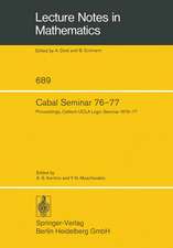 Cabal Seminar 76–77: Proceedings, Caltech-UCLA Logic Seminar 1976–77