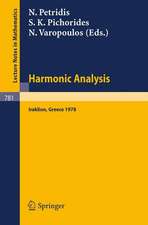 Harmonic Analysis 1978: Proceedings of a Conference Held at the University of Crete, Iraklion, Greece, July 1978