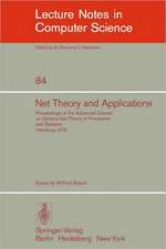 Net Theory and Applications: Proceedings of the Advanced Course on General Net Theory of Processes and Systems, Hamburg, October 8-19, 1979