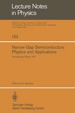 Narrow Gap Semiconductors Physics and Applications: Proceedings of the International Summer School Held in Nîmes, France, September 3 – 15, 1979