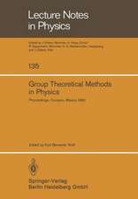 Group Theoretical Methods in Physics