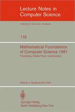 Mathematical Foundations of Computer Science 1981: 10th Symposium Strbske Pleso, Czechoslovakia, August 31- September 4, 1981. Proceedings