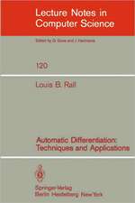 Automatic Differentiation: Techniques and Applications