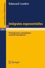 Integrales Exponentielles