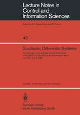 Stochastic Differential Systems: Proceedings of the 2nd Bad Honnef Conference of the SFB 72 of the DFG at the University of Bonn June 28 – July 2, 1982