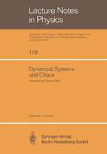 Dynamical Systems and Chaos: Proceedings of the Sitges Conference on Statistical Mechanics Sitges, Barcelona/Spain September 5 – 11, 1982