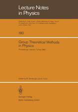 Group Theoretical Methods in Physics