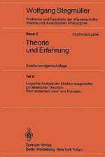 Logische Analyse der Struktur ausgereifter physikalischer Theorien ‘Non-statement view’ von Theorien