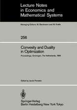 Convexity and Duality in Optimization