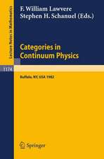 Categories in Continuum Physics: Lectures Given at a Workshop Held at SUNY, Buffalo 1982