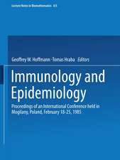 Immunology and Epidemiology: Proceedings of an International Conference held in Mogilany, Poland, February 18–25, 1985