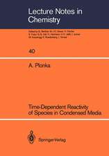 Time-Dependent Reactivity of Species in Condensed Media