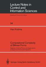 Computational Complexity of Bilinear Forms: Algebraic Coding Theory and Applications to Digital Communication Systems