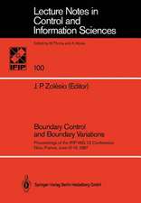 Boundary Control and Boundary Variations: Proceedings of the IFIP WG 7.2 Conference, Nice, France June 10–13, 1987