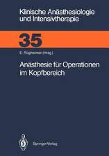 Anästhesie für Operationen im Kopfbereich