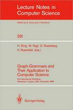 Graph-Grammars and Their Application to Computer Science: 3rd International Workshop, Warrenton, Virginia, USA, December 2-6, 1986