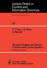 Structural Analysis and Design of Multivariable Control Systems: An Algebraic Approach