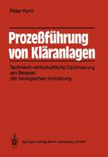 Prozeßführung von Kläranlagen: Technisch-wirtschaftliche Optimierung am Beispiel der biologischen Vorklärung