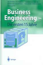 Business Engineering — Die ersten 15 Jahre