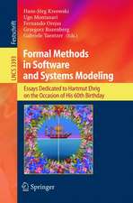 Formal Methods in Software and Systems Modeling: Essays Dedicated to Hartmut Ehrig on the Occasion of His 60th Birthday