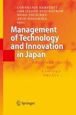 Management of Technology and Innovation in Japan