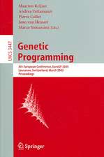 Genetic Programming: 8th European Conference, EuroGP 2005, Lausanne, Switzerland, March 30-April 1, 2005, Proceedings