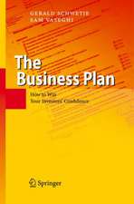 The Business Plan: How to Win Your Investors' Confidence