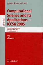 Computational Science and Its Applications - ICCSA 2005: International Conference, Singapore, May 9-12, 2005, Proceedings, Part II