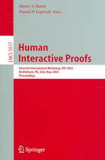 Human Interactive Proofs: Second International Workshop, HIP 2005, Bethlehem, PA, USA, May 19-20, 2005, Proceedings