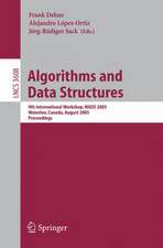 Algorithms and Data Structures: 9th International Workshop, WADS 2005, Waterloo, Canada, August 15-17, 2005, Proceedings