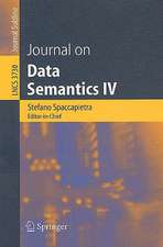 Journal on Data Semantics IV