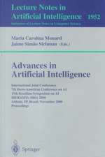 Advances in Artificial Intelligence: International Joint Conference 7th Ibero-American Conference on AI 15th Brazilian Symposium on AI IBERAMIA-SBIA 2000 Atibaia, SP, Brazil, November 19-22, 2000 Proceedings