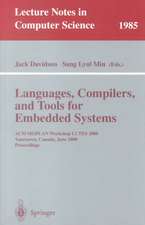 Languages, Compilers, and Tools for Embedded Systems