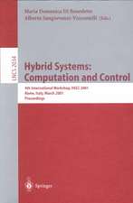 Hybrid Systems: Computation and Control: 4th International Workshop, HSCC 2001 Rome, Italy, March 28-30, 2001 Proceedings