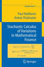 Stochastic Calculus of Variations in Mathematical Finance