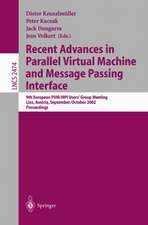 Recent Advances in Parallel Virtual Machine and Message Passing Interface: 9th European PVM/MPI User's Group Meeting Linz, Austria, September 29 - October 2, 2002, Proceedings