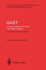 GAST The Gas-Cooled Solar Tower Technology Program: Proceedings of the Final Presentation May 30–31, Lahnstein, Federal Republic of Germany