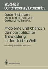 Probleme und Chancen demographischer Entwicklung in der dritten Welt