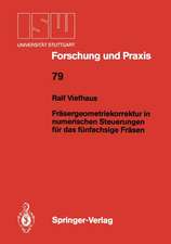 Fräsergeometriekorrektur in numerischen Steuerungen für das fünfachsige Fräsen