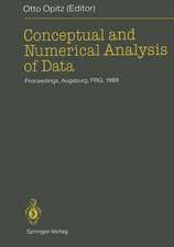 Conceptual and Numerical Analysis of Data: Proceedings of the 13th Conference of the Gesellschaft für Klassifikation e.V., University of Augsburg, April 10–12, 1989