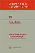 Interactive Relational Database Design: A Logic Programming Implementation