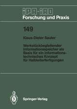 Werkstückbegleitender Informationsspeicher als Basis für ein informationstechnisches Konzept für Halbleiterfertigungen