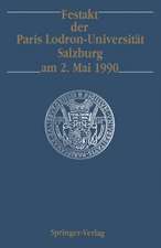 Festakt der Paris Lodron-Universität Salzburg am 2. Mai 1990