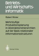 Mehrstufige Produktionsplanung in Abstraktionshierarchien auf der Basis relationaler Informationsstrukturen