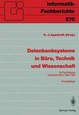 Datenbanksysteme in Büro, Technik und Wissenschaft